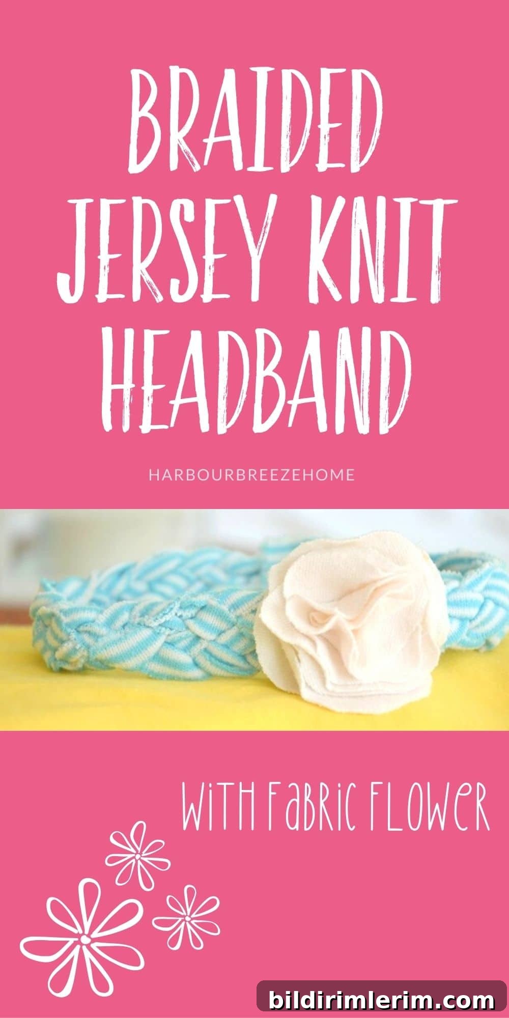 soft jersey knit braided headbands