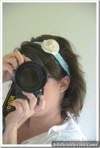 jersey fabric flower on braided headband