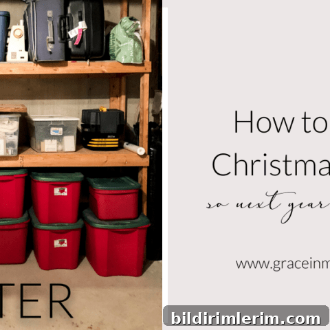 Smart Christmas Decoration Storage and Organization Tips 4 Image for 7 Tips for Organized Christmas Decoration Storage