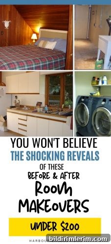 Before and after room makeover reveals under $200