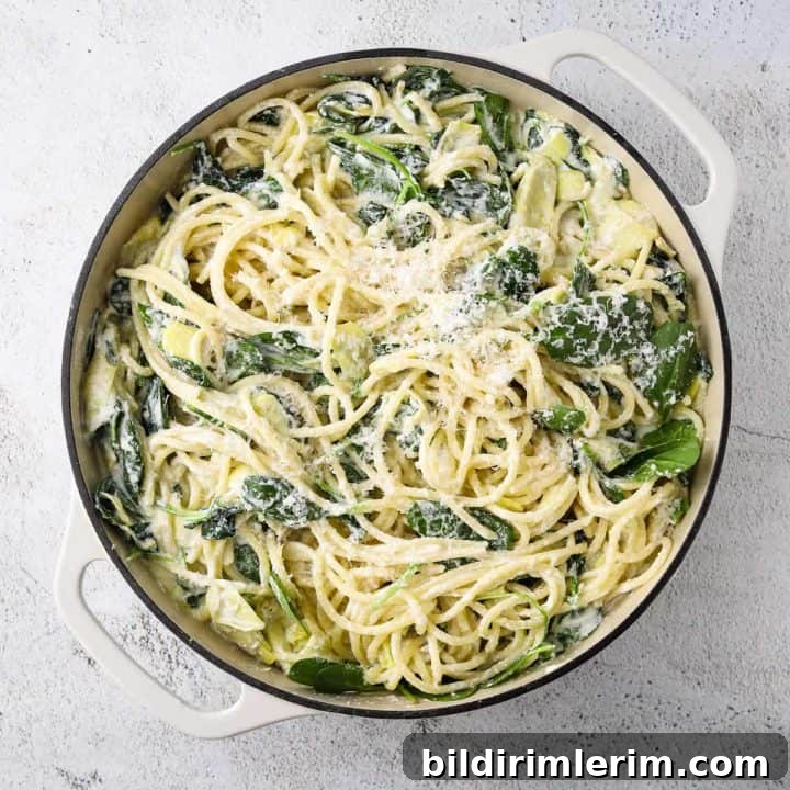Image for Lemon Ricotta Pasta with Spinach and Artichoke