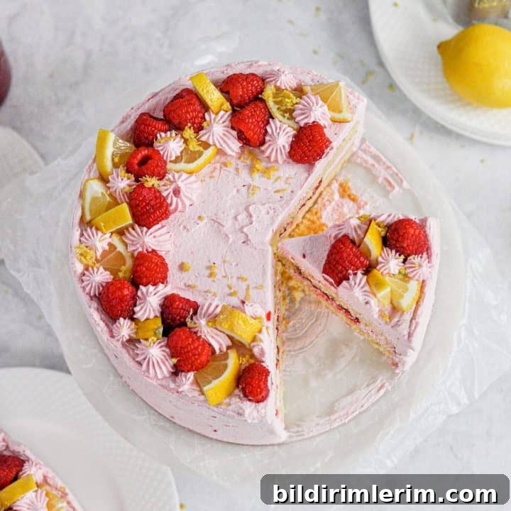 Image for Lemon Raspberry Layer Cake