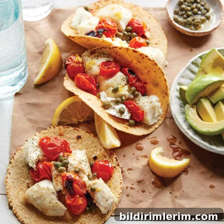 Image for Lemon Caper Fish Tacos