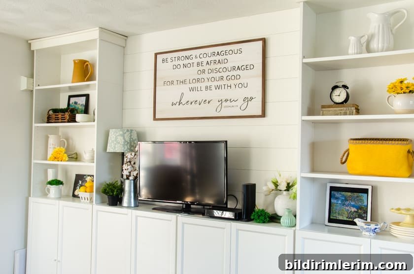 Pro Secrets to Decorating and Styling Shelves Like a Designer 5 Shelves with breathing space between objects