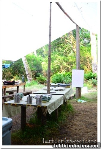 buffet table