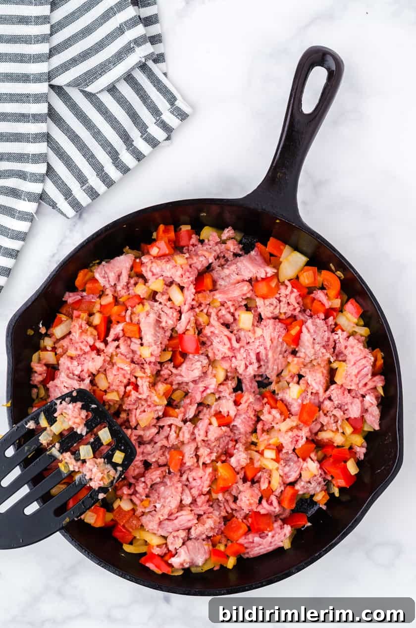 Browning ground turkey