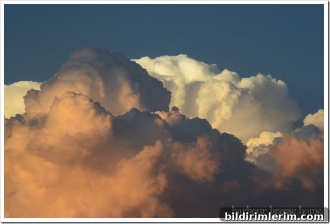 fluffy clouds