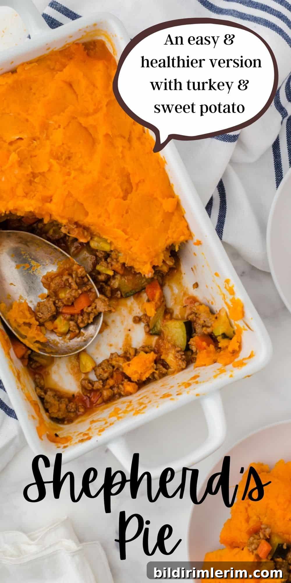 Turkey Shepherd's Pie with Sweet Potato Mash 2 Turkey Shepherd's Pie