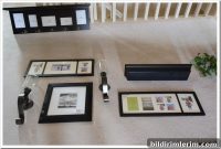 Hang a Gallery Wall Without Measuring Using Paper Templates