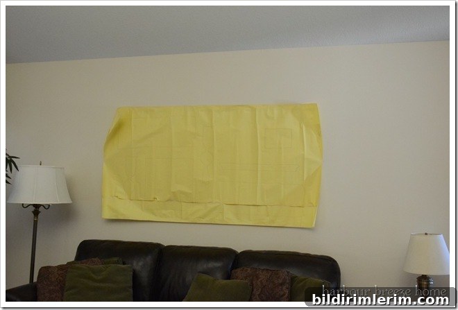 paper on wall