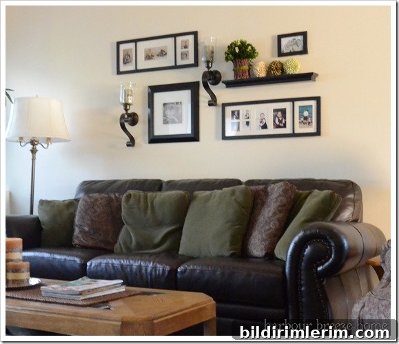 arrangement above couch