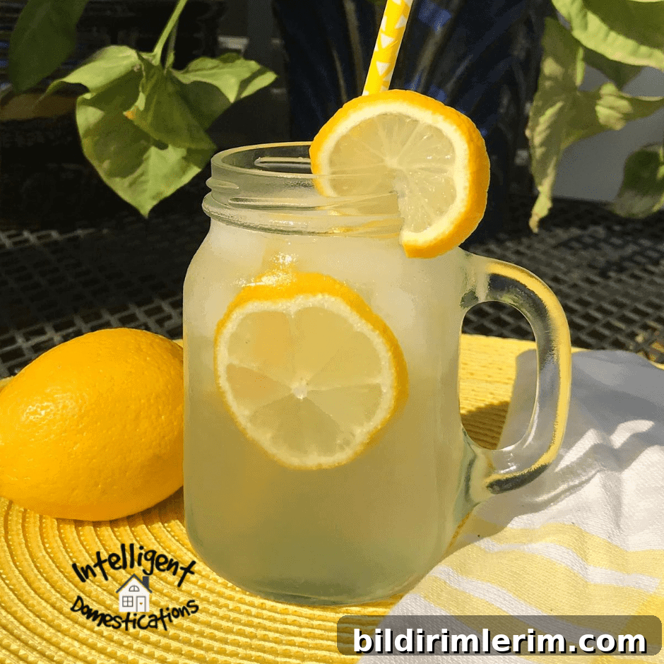 Refreshing lemonade