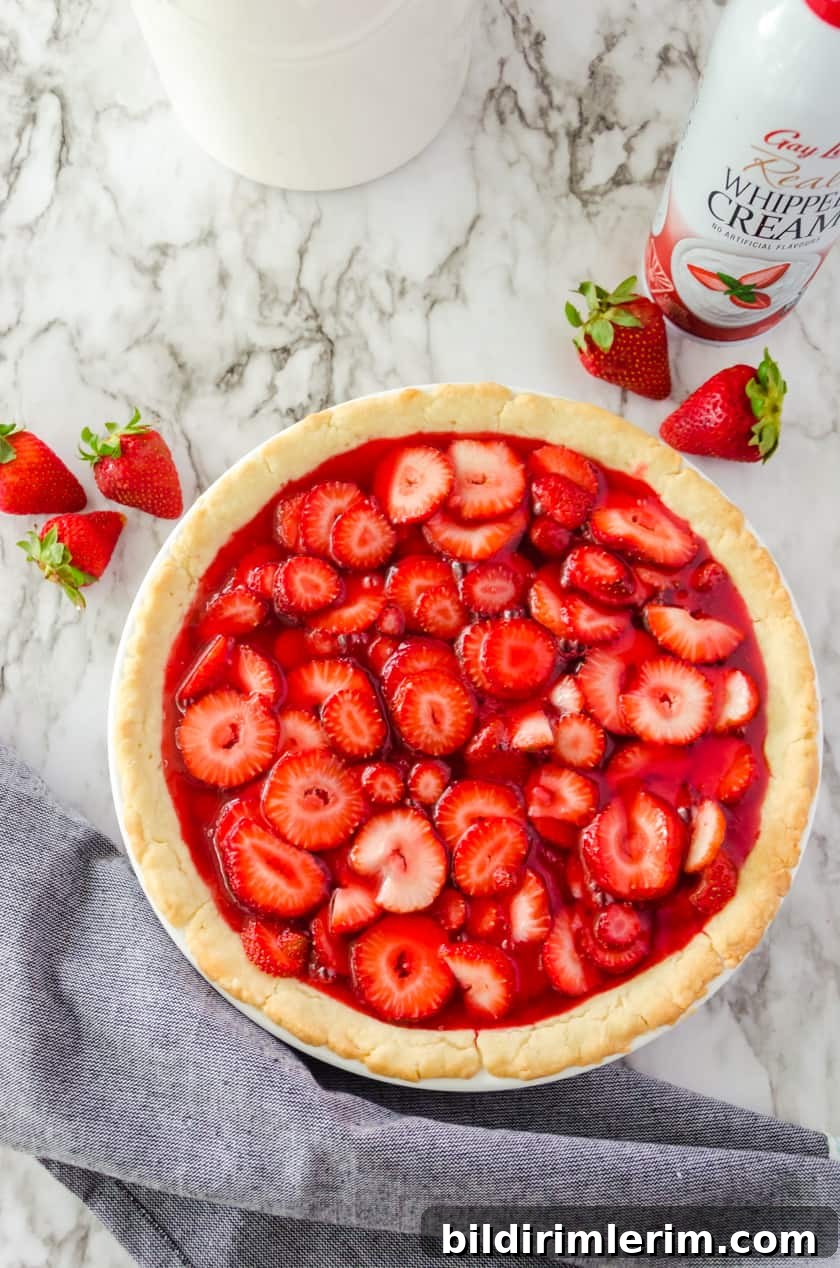 Strawberry pie