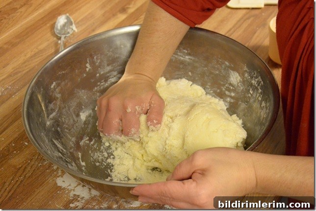 Mixing meltaway chocolates filling