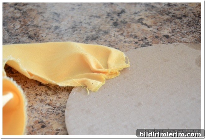 DIY fabric flower 