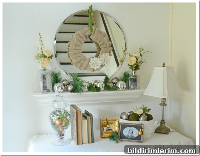 Christmas Entryway table Christmas Entryway table