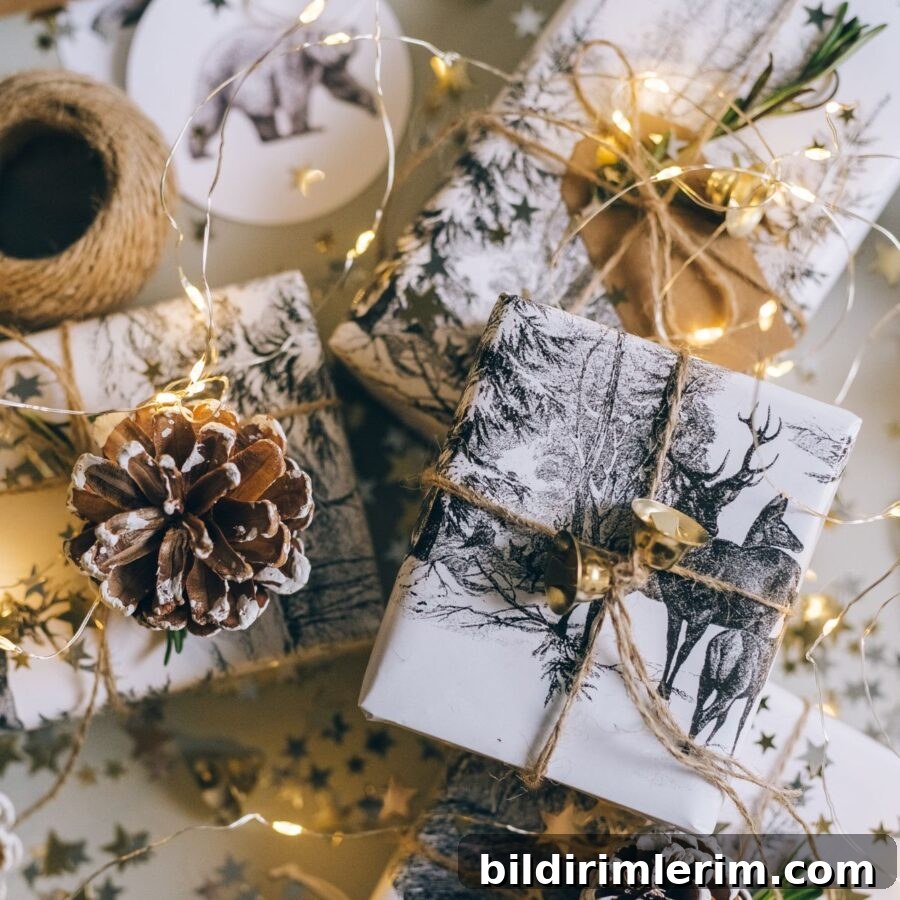 wrapped gifts for a my favorite things party