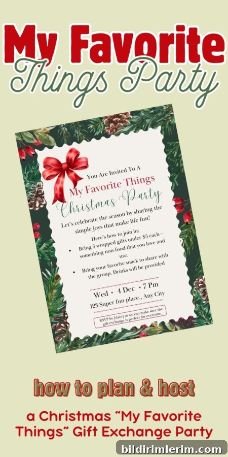 Ready to host a My Favorite Things Christmas Party? This helpful guide has everything you need!