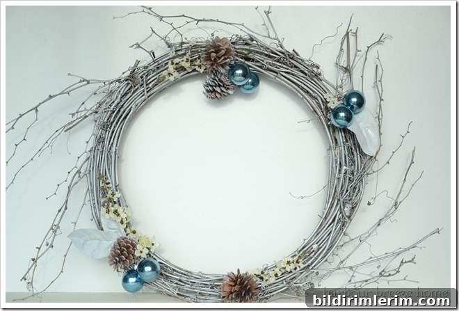 silver wreath after