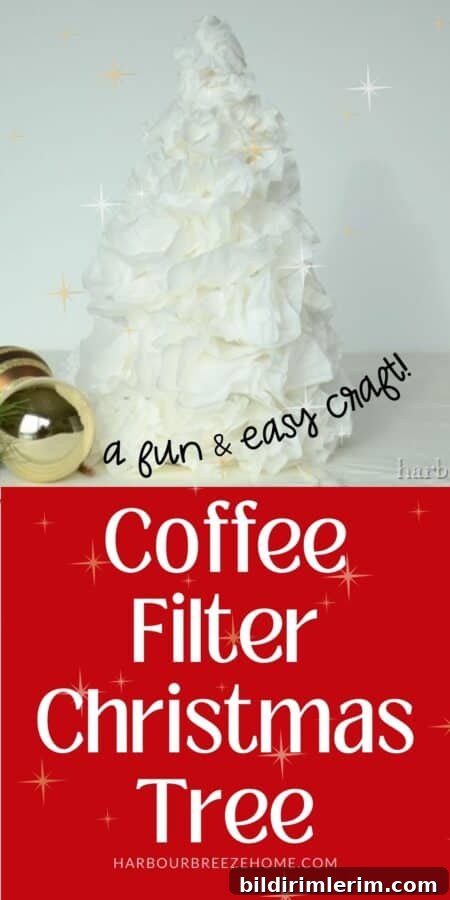 How to Make a Coffee Filter Christmas Tree 3 Coffee Filter Christmas Tree Craft