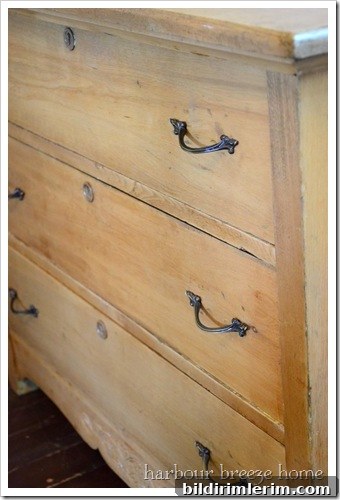 refinished dresser