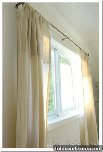 side of curtains
