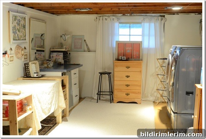 Basement after