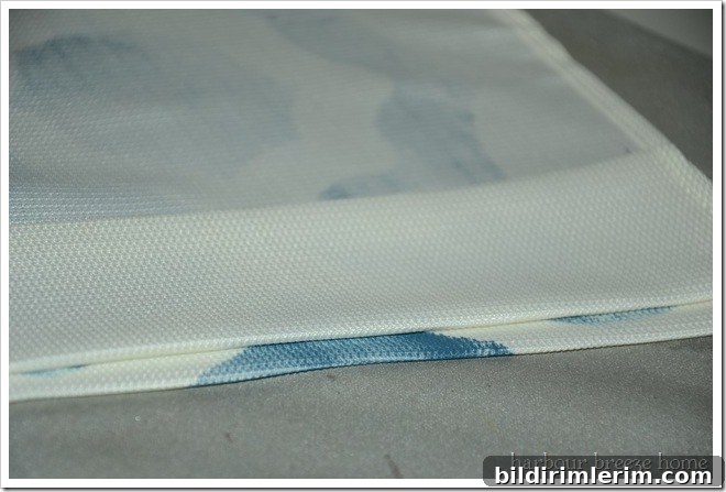 fold to seam and press again fold to seam and press again