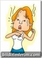 sweating woman sweating woman