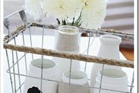 DIY Painted Mason Jar Centerpiece for Weddings and Parties
