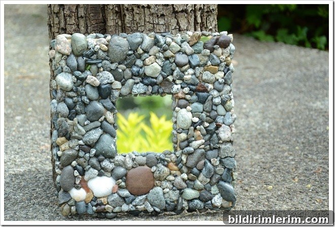 BEACH ROCK MOSAIC MIRROR rock mosaic mirror final