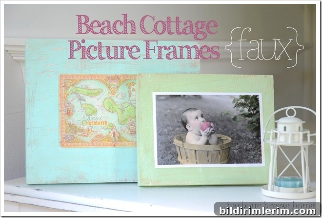 beach cottage {faux} frames with text beach cottage {faux} frames with text