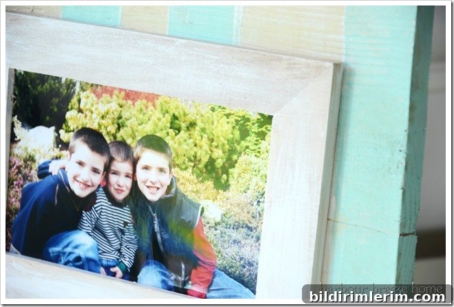 layered frame on top