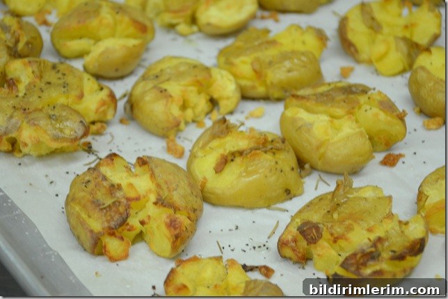 smashed potatoes