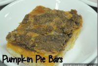 Homemade Pumpkin Pie Bars Recipe