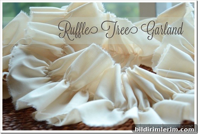ruffle garland