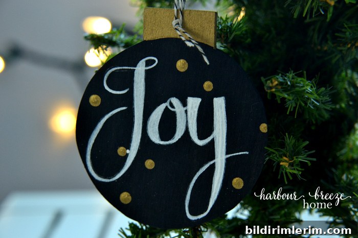 chalkboard look ornament