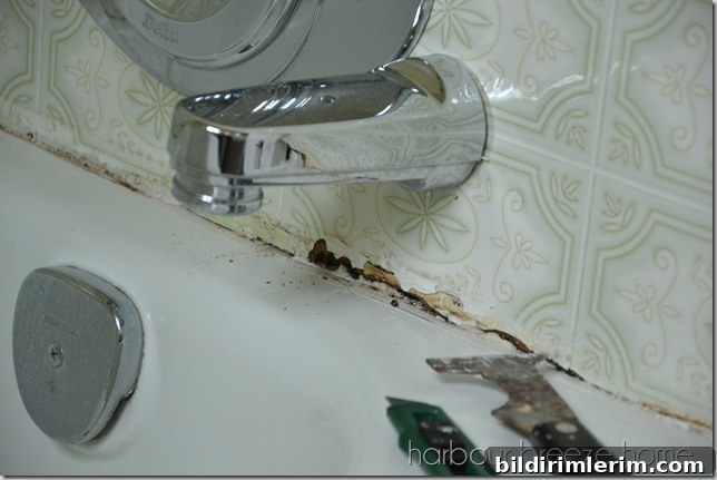 caulking gone