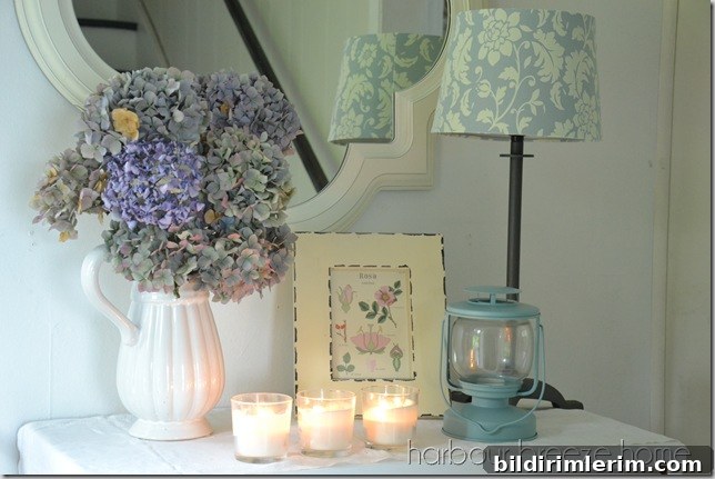 candles lit