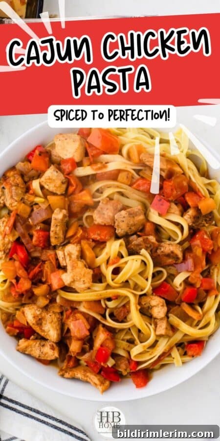 Pin-worthy Cajun chicken pasta
