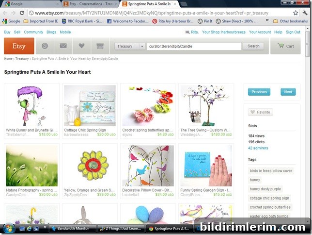 etsy treasury