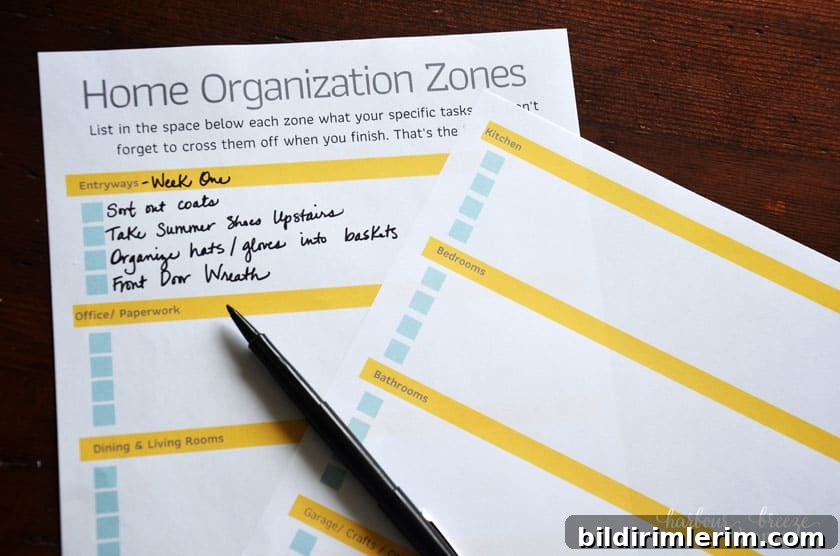 KonMari Method: How to Organize and Declutter Your Home 7 Free Printable Home Organization Checklists