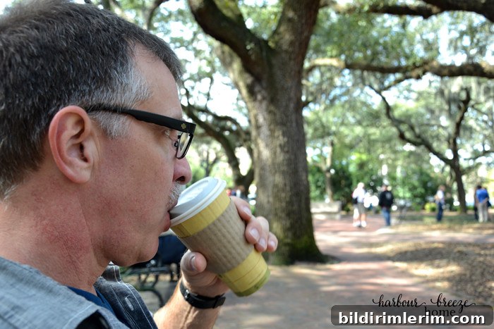 sipping coffee ps