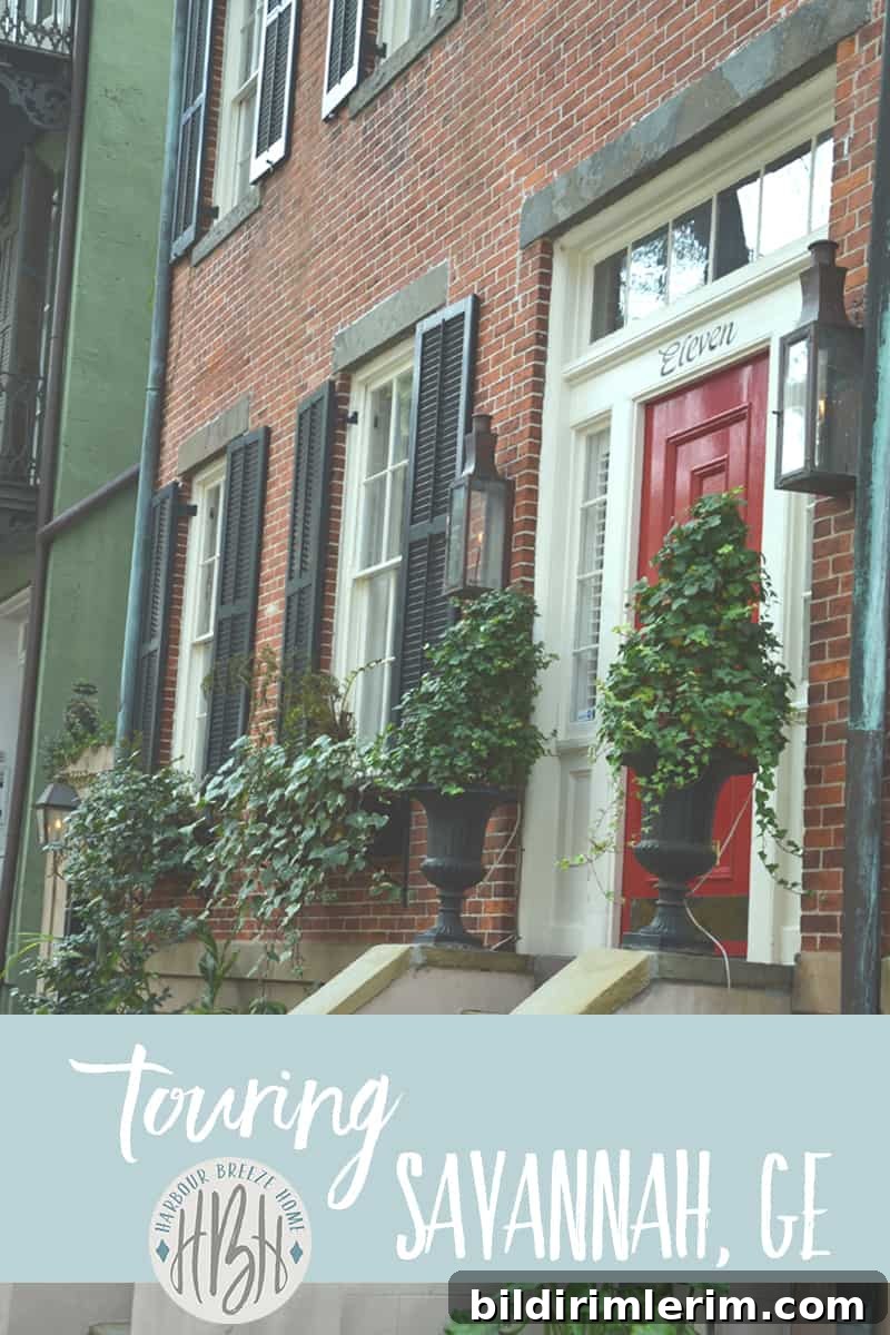 touring savannah, georgia