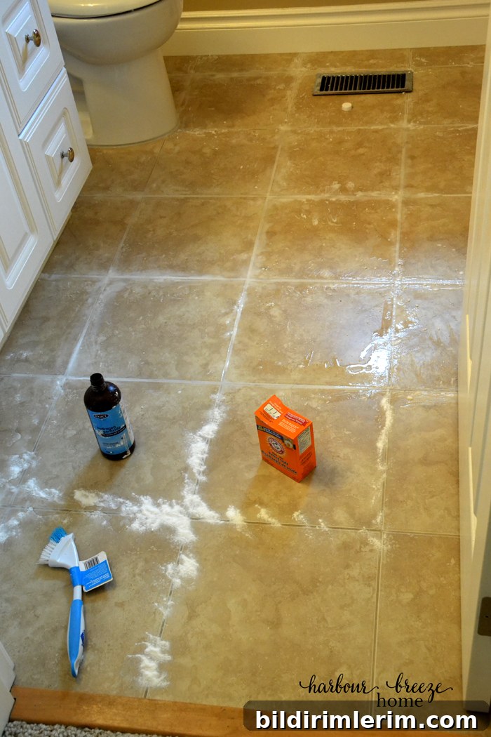 How to Clean Tile Grout on Floors and in Showers 7 hilarious guide to grout cleaning @ harbourbreezehome.com