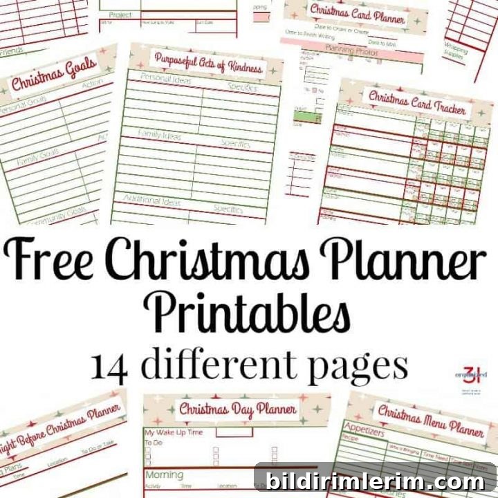 Free Christmas Planner Printables