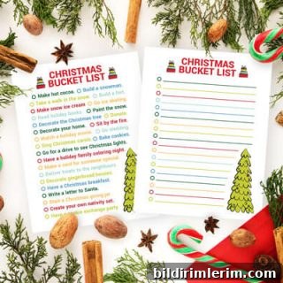 Christmas Bucket List {Free Printable}