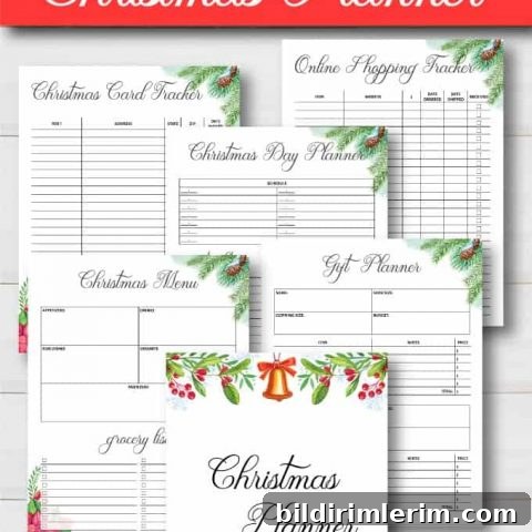 Christmas Planner Free Printable