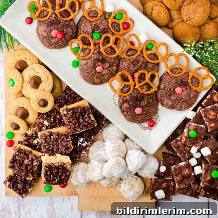 Christmas Cookie Charcuterie Board with Homemade Cookies 7 Christmas Charcuterie Board Christmas Cookies Dessert Board