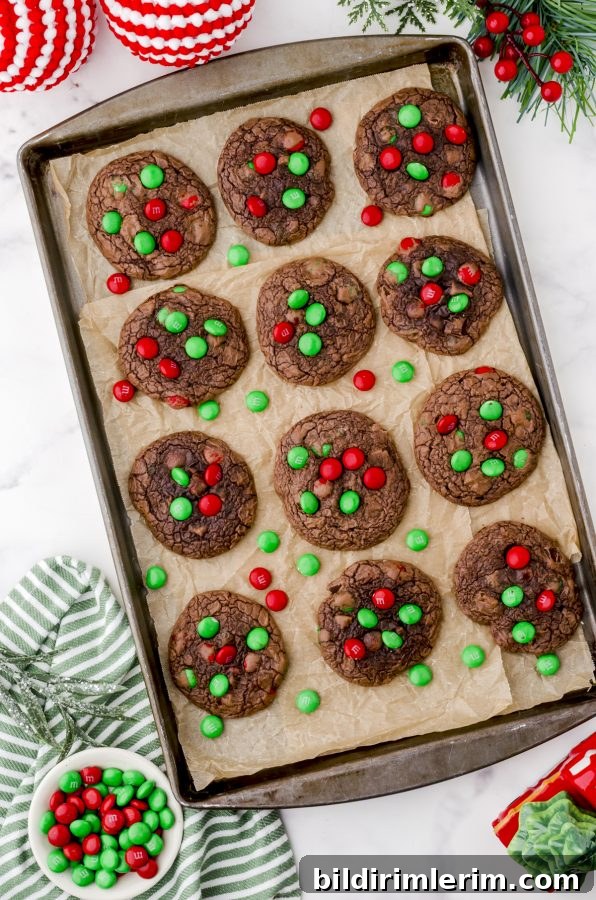 Baked brownie mix cookies arranged on a serving tray.